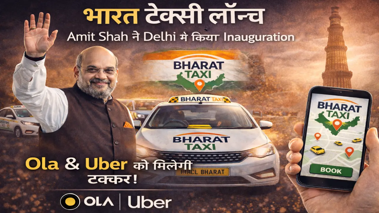 Ola-Uber को टक्कर देने आई ‘भारत टैक्सी’