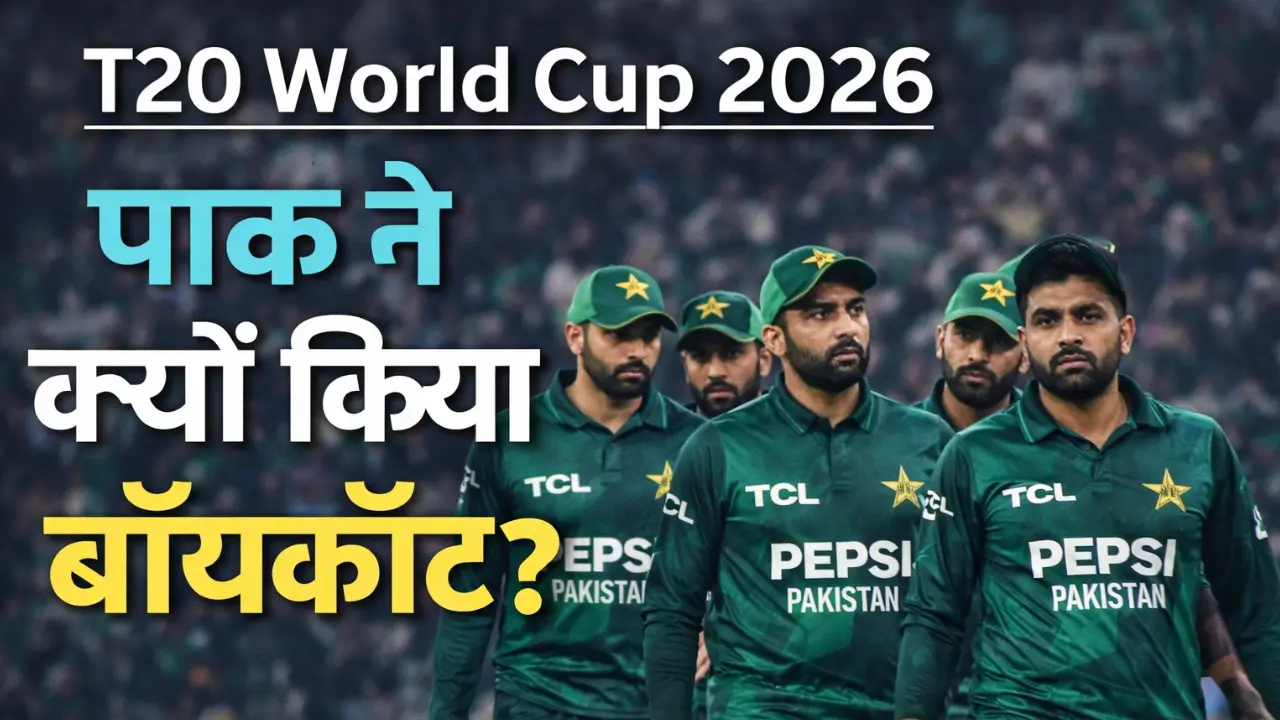PAK ने टी-20 वर्ल्ड कप में भारत का मैच क्यों किया बॉयकॉट?