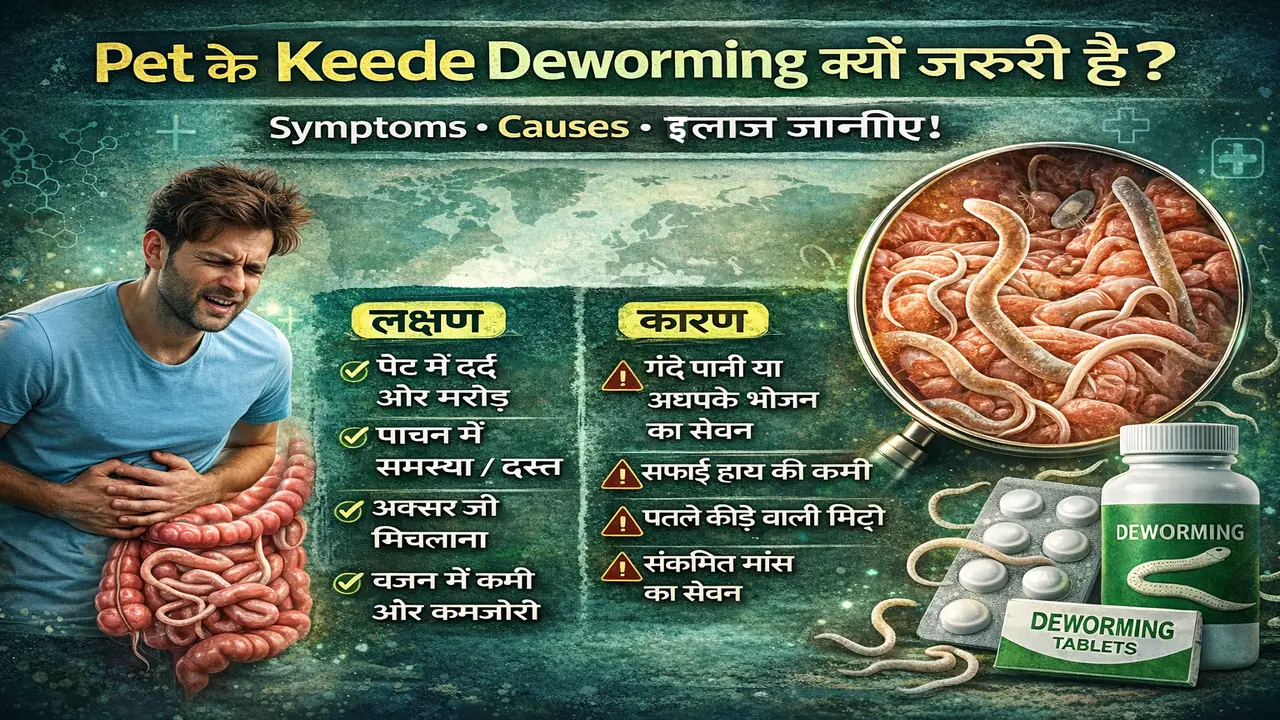 पेट के कीड़े सिर्फ बच्चों को नहीं, बड़ों को भी हो सकते हैं