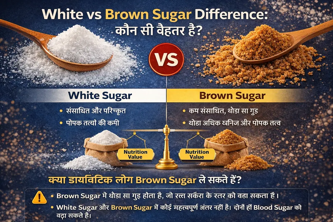 White या brown sugar: कौन-सी better?